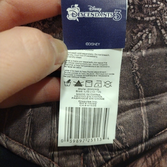 Disney Descendants 3 Girl's Audrey Costume Size 10-12 Halloween Dress Up Cosplay - Picture 4 of 8